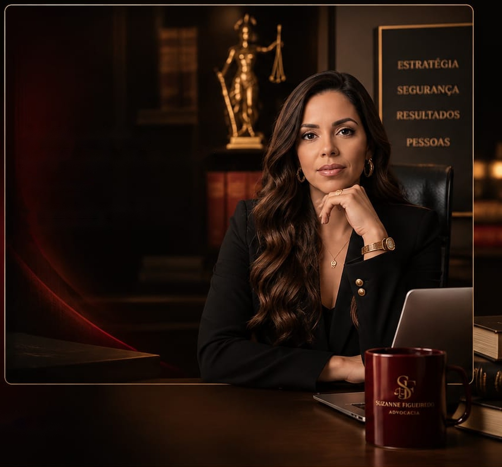 Dra. Suzanne Figueiredo em seu escritório